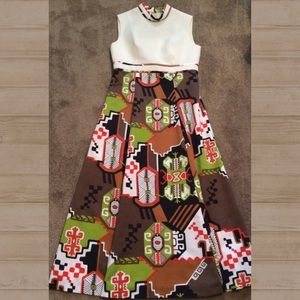 Vintage 60's Maxi Dress
